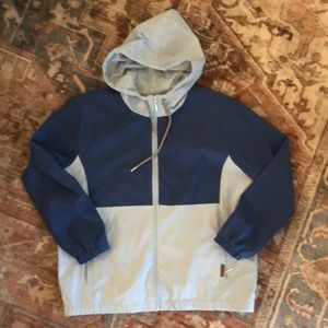 Voyager womens rain jacket size S blue